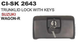 Trunklid Lock with Keys Suzuki Wagon-r