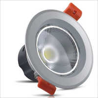 Syska Cob Led Downlight - Metal Body, 7w Round Shape, Pure White Color, Ip55 Rating | Easy Installation, Indoor & Outdoor Use, Energy Efficient