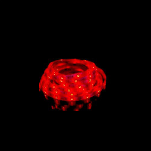 LED Strip Light - Plastic Material 5M Length (60 LEDs/M) Red Light Color Indoor & Outdoor Application LED Technology DC-12V Input Voltage