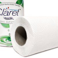 CLARET Kitchen Tissue rolls, Kitchen Towel Single - 4 PLY