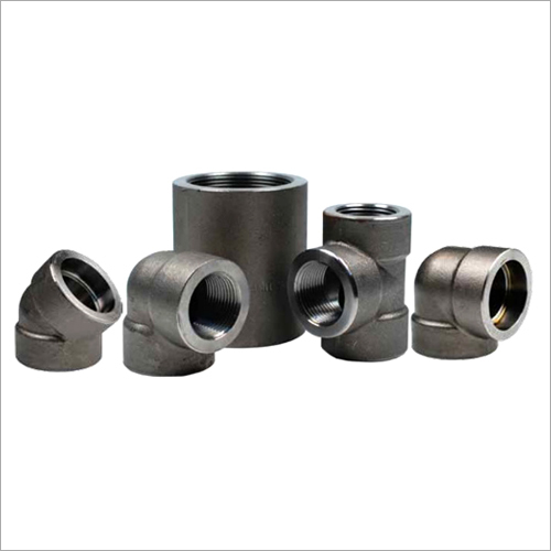 Forged Pipe Fitting - Carbon Steel, 1/2" to 4" Size, Black Finish | ASTM A105, NPT Threaded, Class 150 to 2500 Pressure Rating