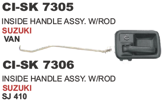 Inside Handle Assy w/Rod Suzuki van