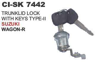 Trunklid Lock with Keys  Type-ii Suzuki Wagon-r