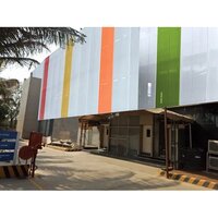Fabric Facade - Pvc Panel, Multicolor Design For Offices, Restaurants, And Hotels, Long Lifespan, Folding Style