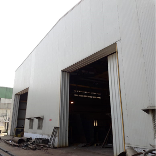 PEB Industrial Shed Built With Puf Penel