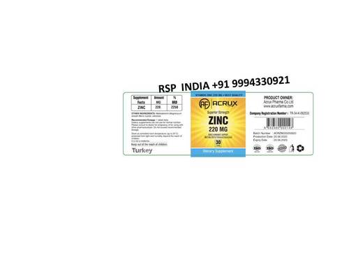 ACRUX ZINC 220MG CAPSULE