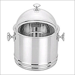 Mirror Stainless Steel Ice Cream Dispenser Insulated With Acrylic Cover For Buffet - Rs. 2800.00 ++