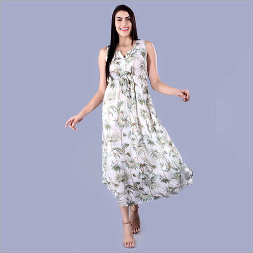 White Long Western Kurti