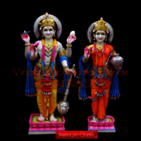 Marble Vishnu Laxmi Statue