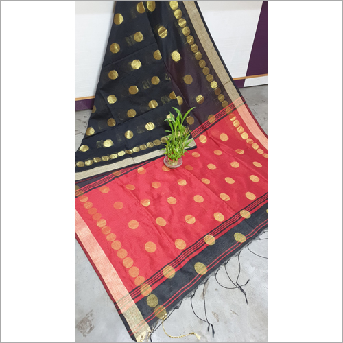 Multicolor Cotton Silk Saree