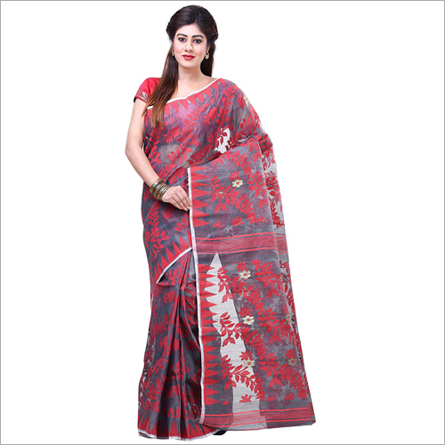 Casual Ladies Dhakai Jamdani Saree