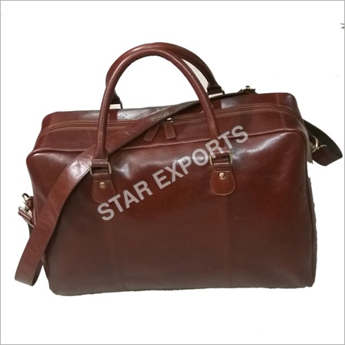 Brown Leather Briefcase Bag