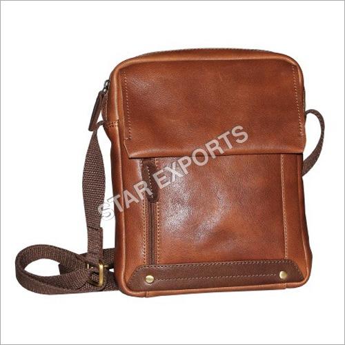 Brown Pure Leather Sling Bag