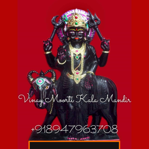 Shanidev Marble Moorti