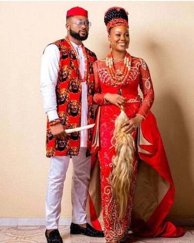 Buy Couple Wedding Set, Aso Oke Wedding Set, Nigerian Wedding Dress, Aso  Oke for Couples, Yoruba Wedding Dresses, Bride and Groom Wedding Set Online  in India - Etsy
