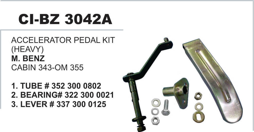 Accelerator Pedal Kit Heavy Benz - 4 Wheeler Compatibility | Warranty Included Enhanced Performance Easy Installation