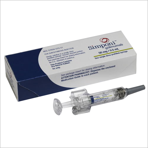 Simponi Golimumab one Single Dose Prefilled Syringe