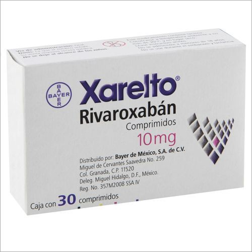 Liquid 10 Mg Rivaroxaban Comprimidos Injection