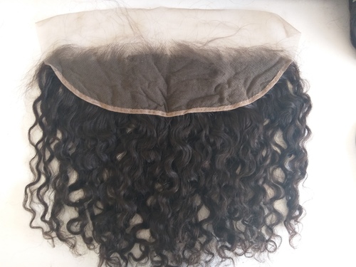 Natural Curly Transparent Lace Frontal 13x4