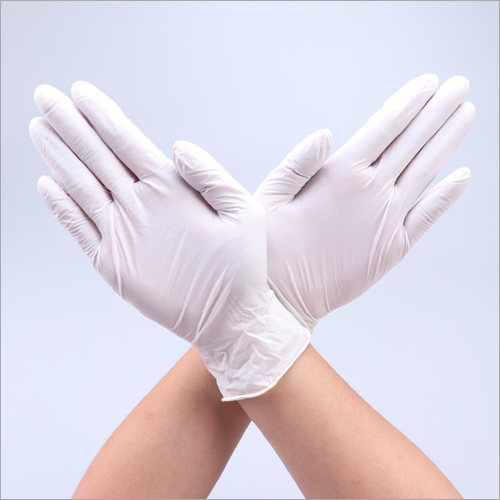 White Nitrile Examination Gloves