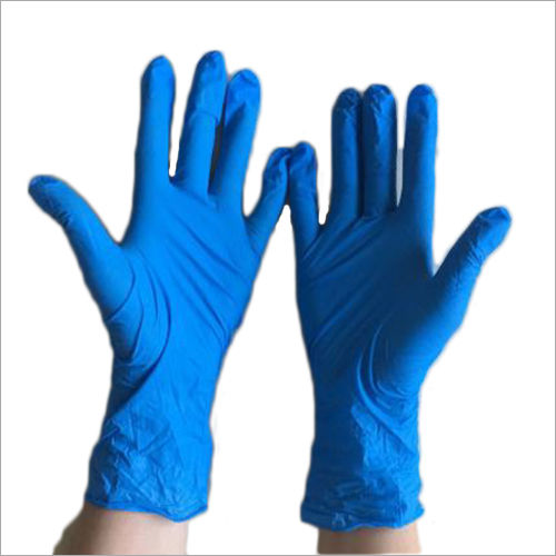 Blue Nitrile Examination Gloves