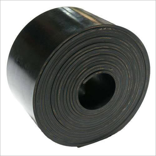 Flat Rubber Conveyor Belt - Heat Resistant, Various Sizes Available | Black, Industrial Usage, Belt Conveyor