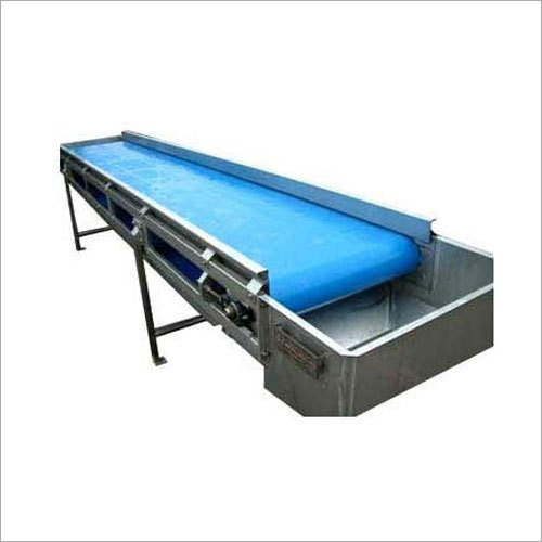 General Purpose Conveyor Belt - Durable Rubber Composition, Multiple Sizes Available, Blue Color, Heat Resistant, Designed for Industrial Materials Handling