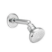 Bend shower brass