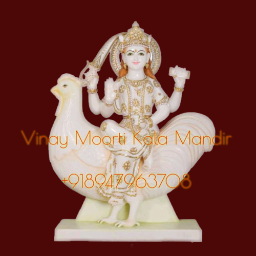 Bahuchara Mata Marble Statue