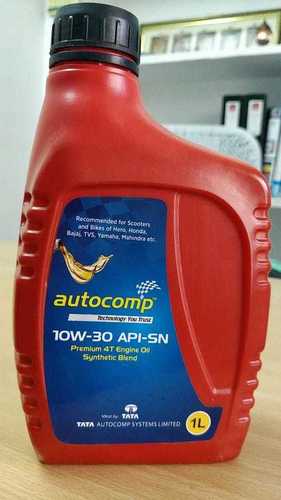 4t 10w30 Sn Two Wheeler Engine Oil - Sae 10w30 Jaso Mb | Yellow Color, Hydrodynamic Lubrication, Improved Fuel Economy, Enhanced Engine Life