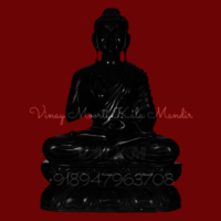 Black Buddha Sculpture