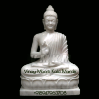White Marble Buddha Statue