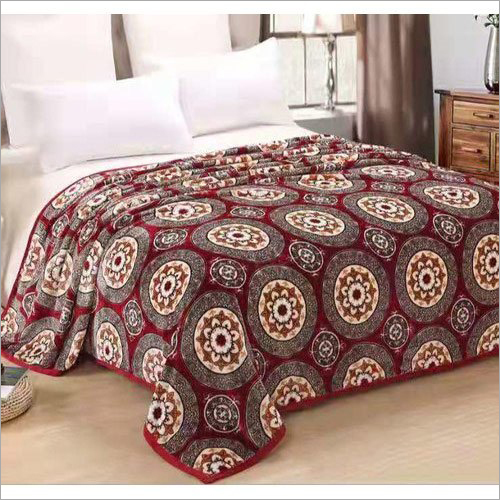 Flannel Designer Printed Bed Sheet