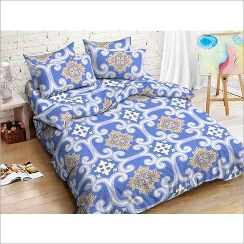 Glace Cotton Block Print Bed Sheets By SHIV SHAKTI TEXTILES