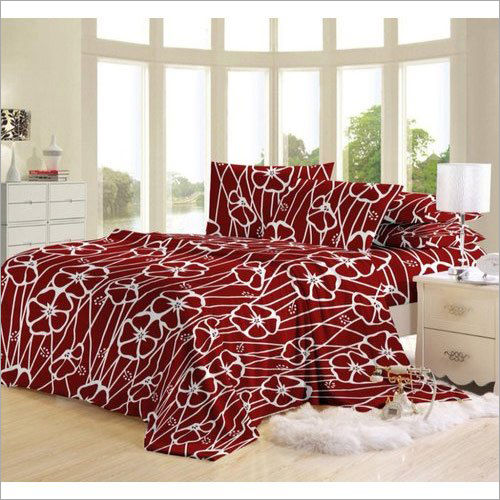 Polyester Designer Double Bed Sheet