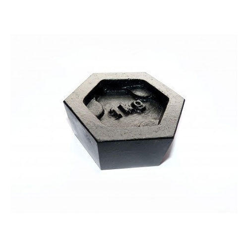 Black Cast Iron Weight -  1 Kg