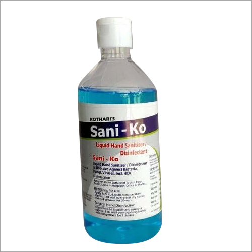 Saniko Liquid Hand Disinfectant By KOTHARI SUGARS AND CHEMICALS LIMITED