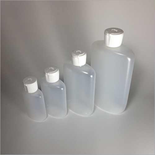 Transparent-White Plastic Transparent Bottle