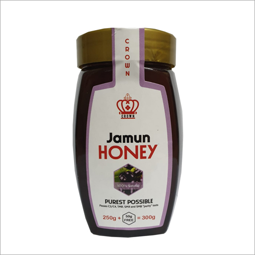 Jamun Honey - 300 GM Natural Sweetener | Low Glycemic Index, Supports Digestion, Promotes Eye Health, Ideal for Kids and Adults