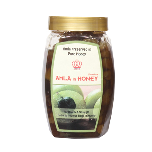 Amla Preserved In Pure Honey - 500 gm Jar | Grade A, Mouth-Watering Taste, Enriched with Vitamin C, Shelf Life Up to 24 Months