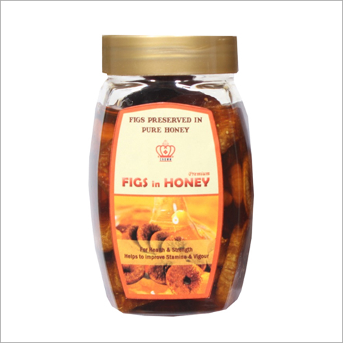 Figs Preserved In Pure Honey - 250 gm Glass Jar | Grade A Long Shelf Life Up To 24 Days Infused With Rich Aroma For Culinary Delights