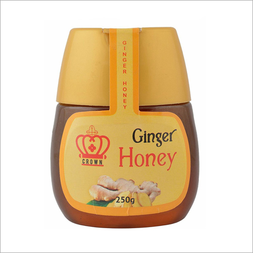 Ginger Honey - 250 gm Jar, Grade A | Shelf Life: Up to 24 Months, Organic Ingredients, Available in Powder & Liquid Forms