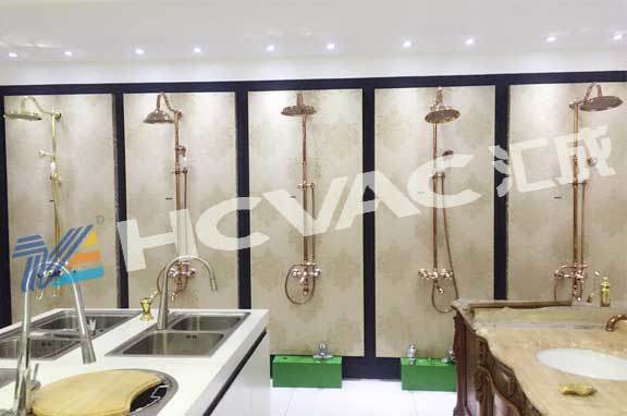 HCVAC Bathroom Fitting Kitchen Ware PVD Gold Color Coating Machine