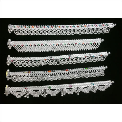 Ladies Silver Anklet