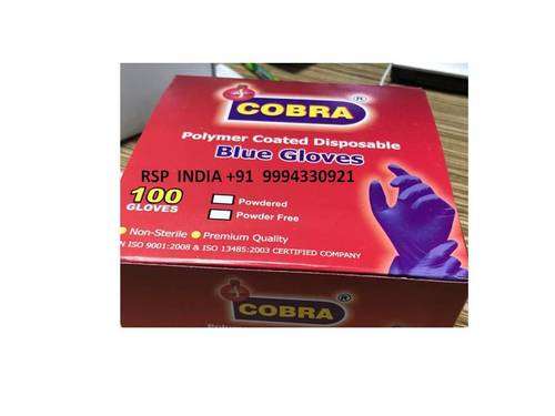 Cobra Disposable Blue Gloves