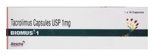 BIOMUS 1MG Tacrolimus Capsules