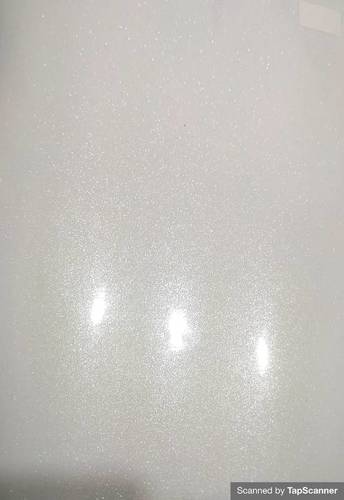 Sparkle White Texture Back Mobile Skin Material