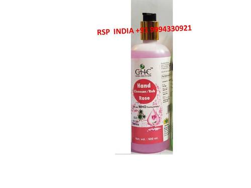 Ghc Hand Cleanser And Rub Rose 600ml