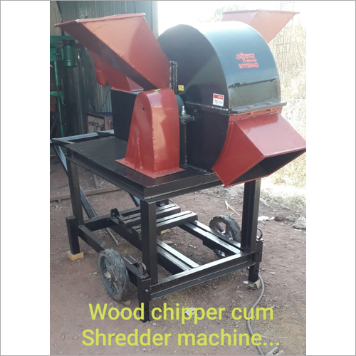 Wood Chipper Cum Shredder Machine