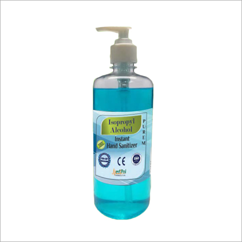 Isopropyl Alcohol Hand Sanitizer - 500ml Volume, Blue Color, 70% Alcohol Content, 24 Months Shelf Life, Suitable for All Ages